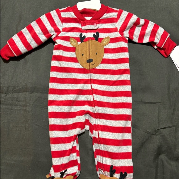 Carter's Other - Carter's Christmas onsie with footies